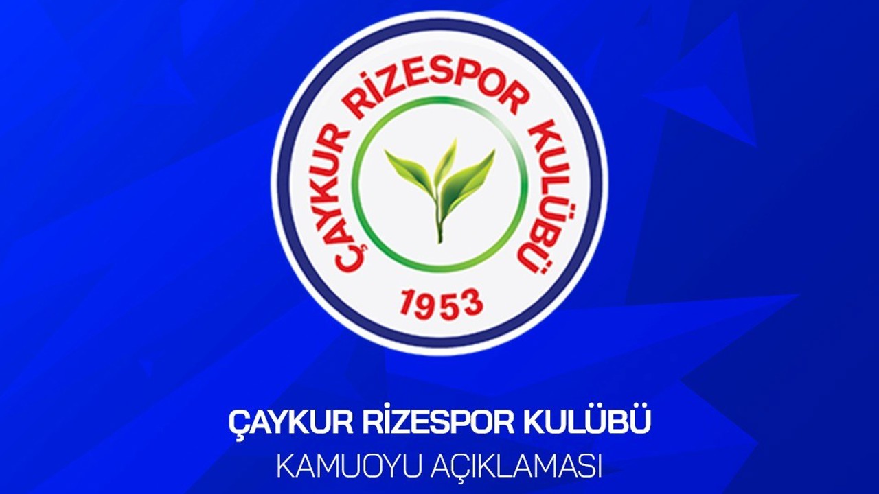 Çaykur Rizespor’dan VAR tepkisi
