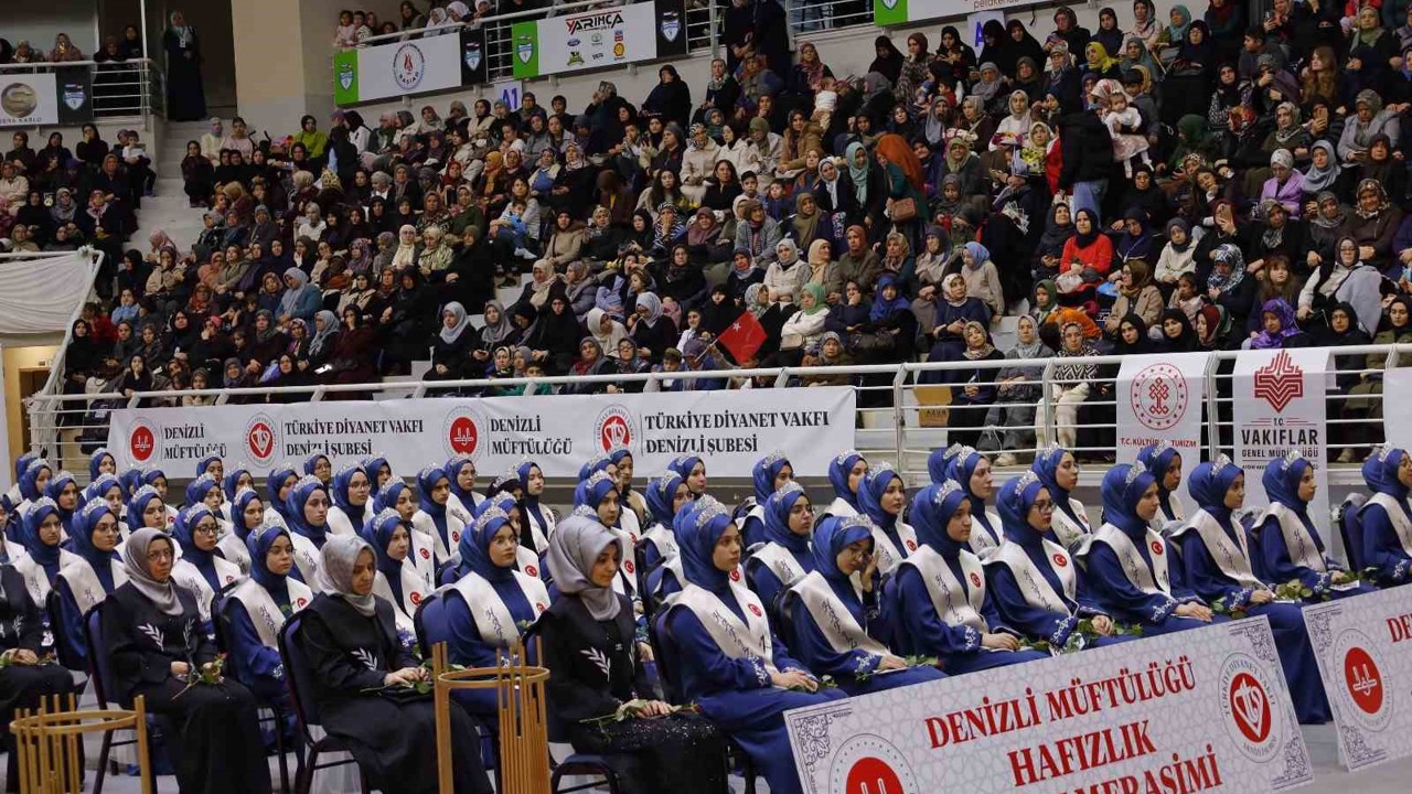 Denizli’de 168 öğrenci hafızlık icazeti aldı
