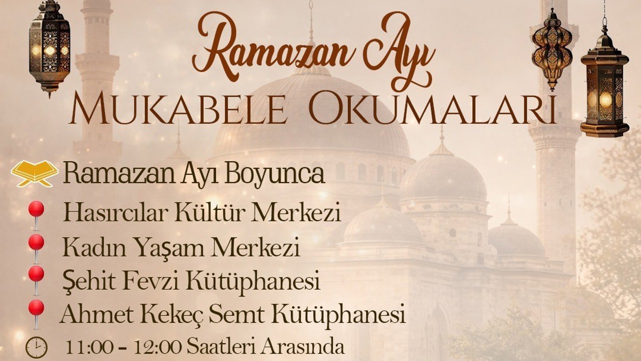 Battalgazi Belediyesi Kültür, Sanat ve Sosyal İşler Müdürlüğü tarafından Ramazan