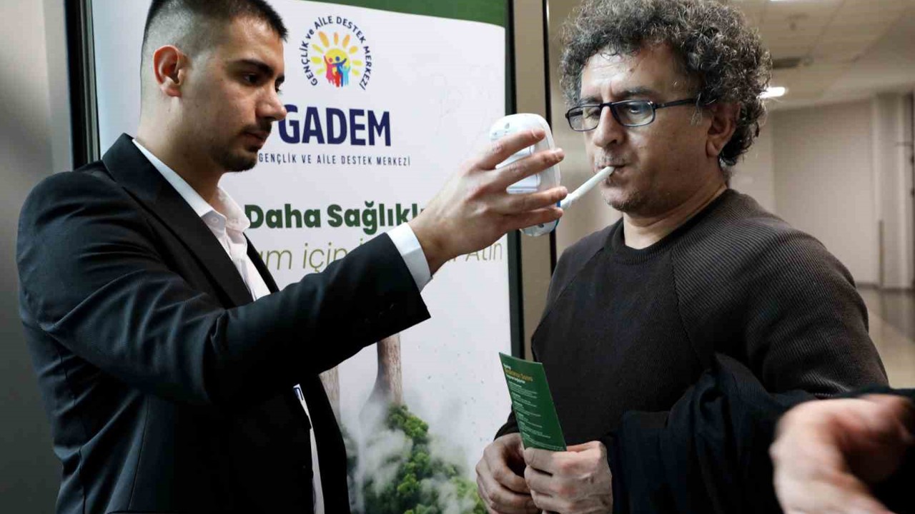 Belediye personeline karbonmonoksit ölçümü
