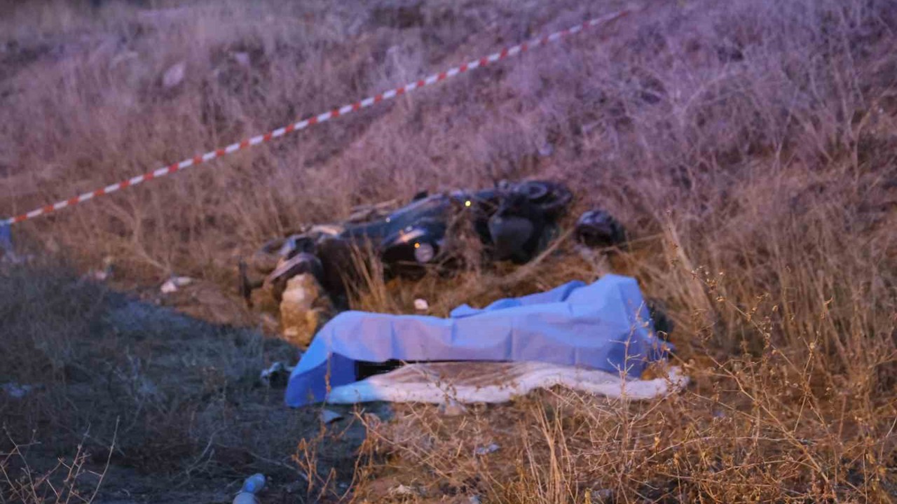 Nevşehir’de motosiklet şarampole devrildi: 1 ölü
