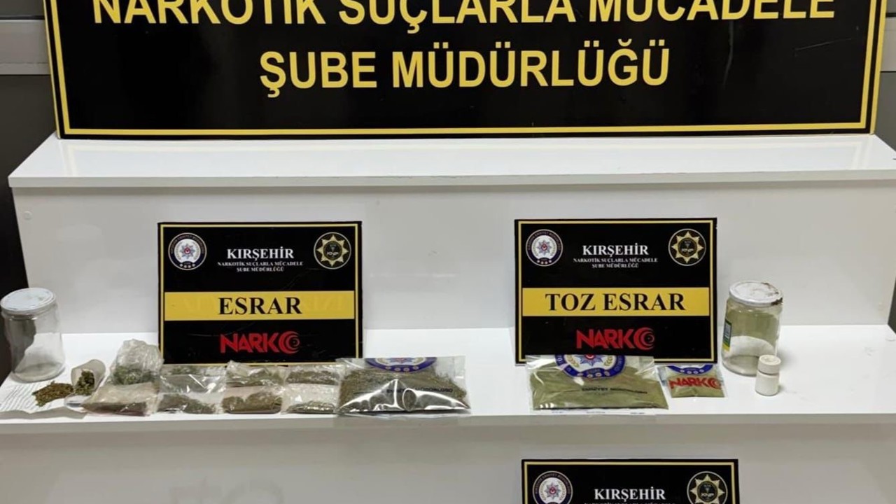Kırşehir’de uyuşturucu operasyonu: 1 tutuklama
