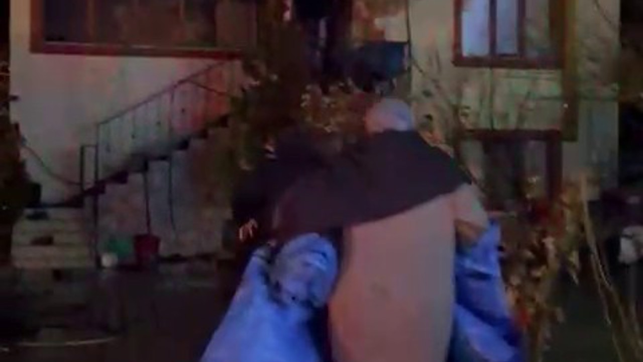 Uzundere’de ev yangını
