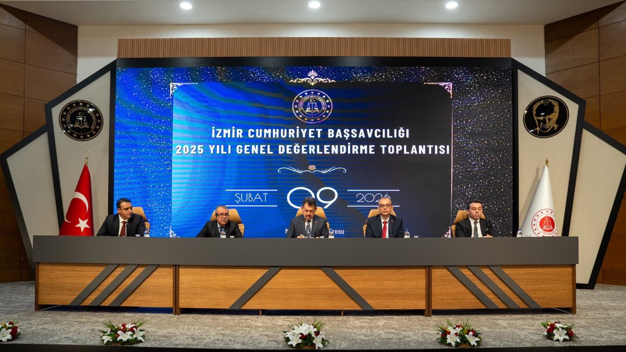 İzmir Cumhuriyet Başsavcılığı 2025 yılı çalışmalarını değerlendirdi
