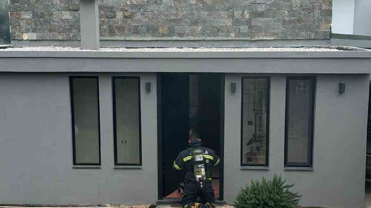 Bodrum’da villada yangın çıktı
