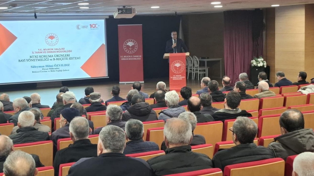 Bilecik’te üreticilere B-Reçete Ve Gıda Hijyeni eğitimi
