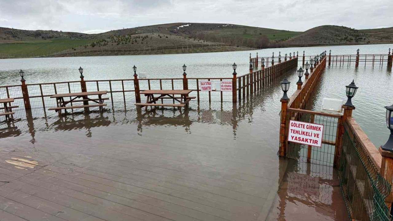 Yozgat’ta yağan kar eridi, göletlerde su seviyesi arttı
