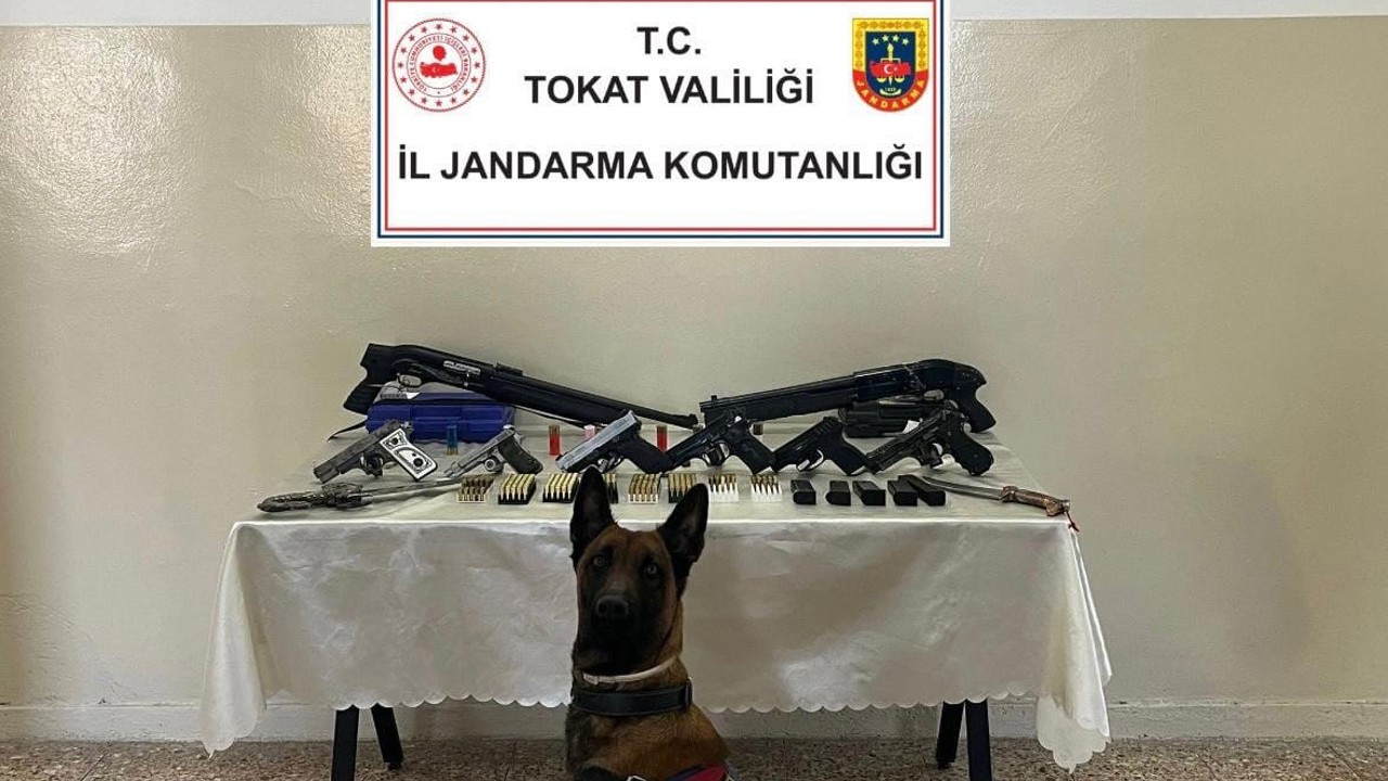 Tokat’ta silah ve fişek kaçakçılığına darbe
