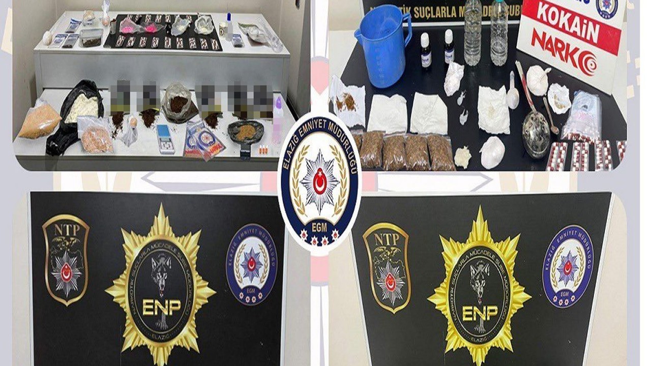 Elazığ’da uyuşturucu operasyonu: 20 şüpheli tutuklandı
