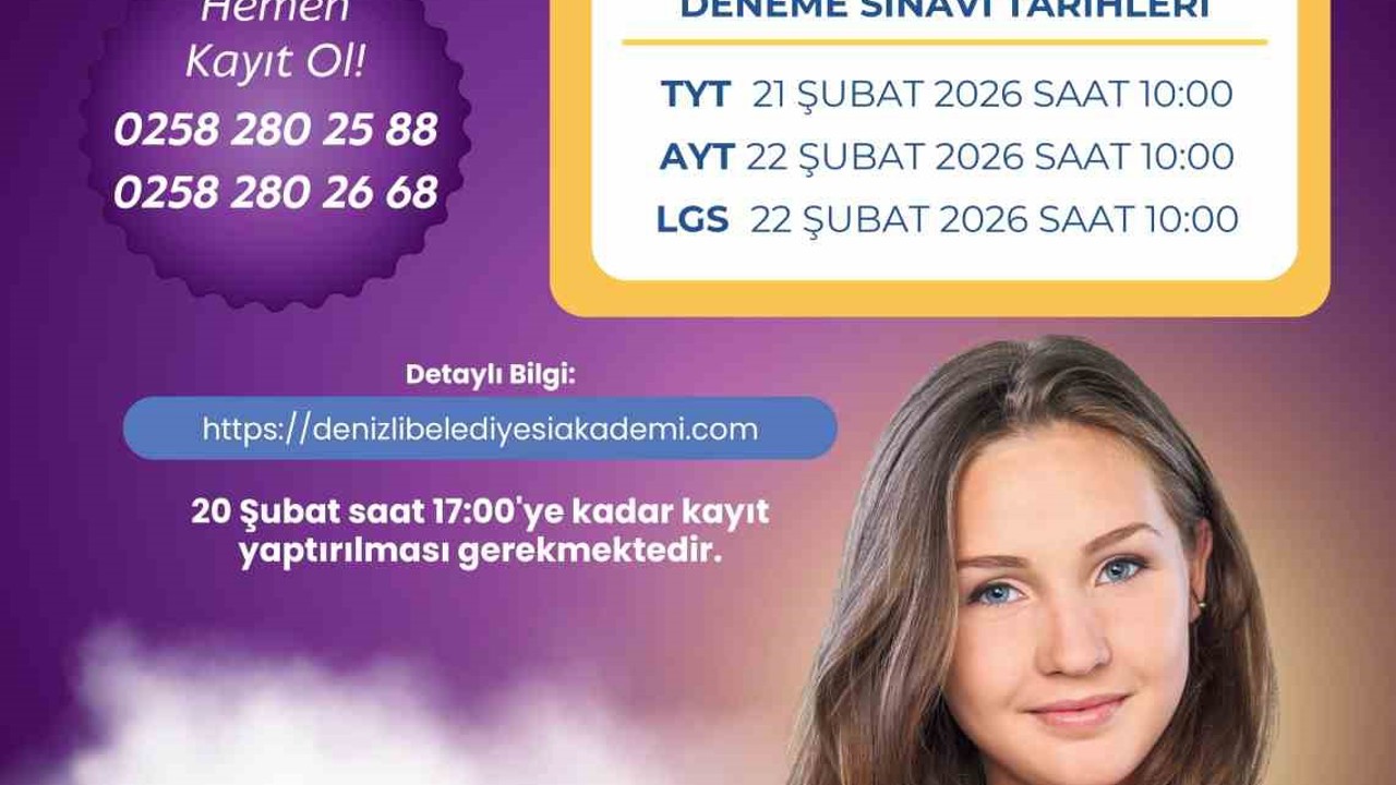 Denizli gençlere dijital eğitim desteği
