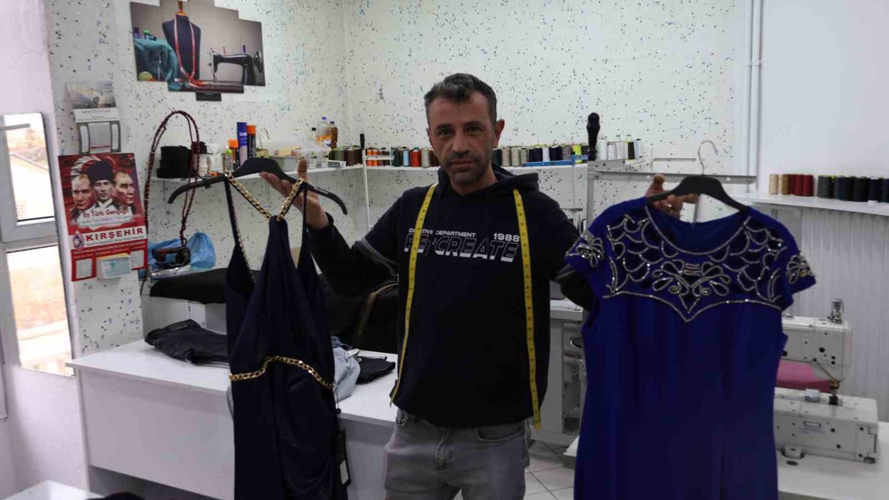 Kırşehir’de, terzilerde özel dikim talebi arttı
