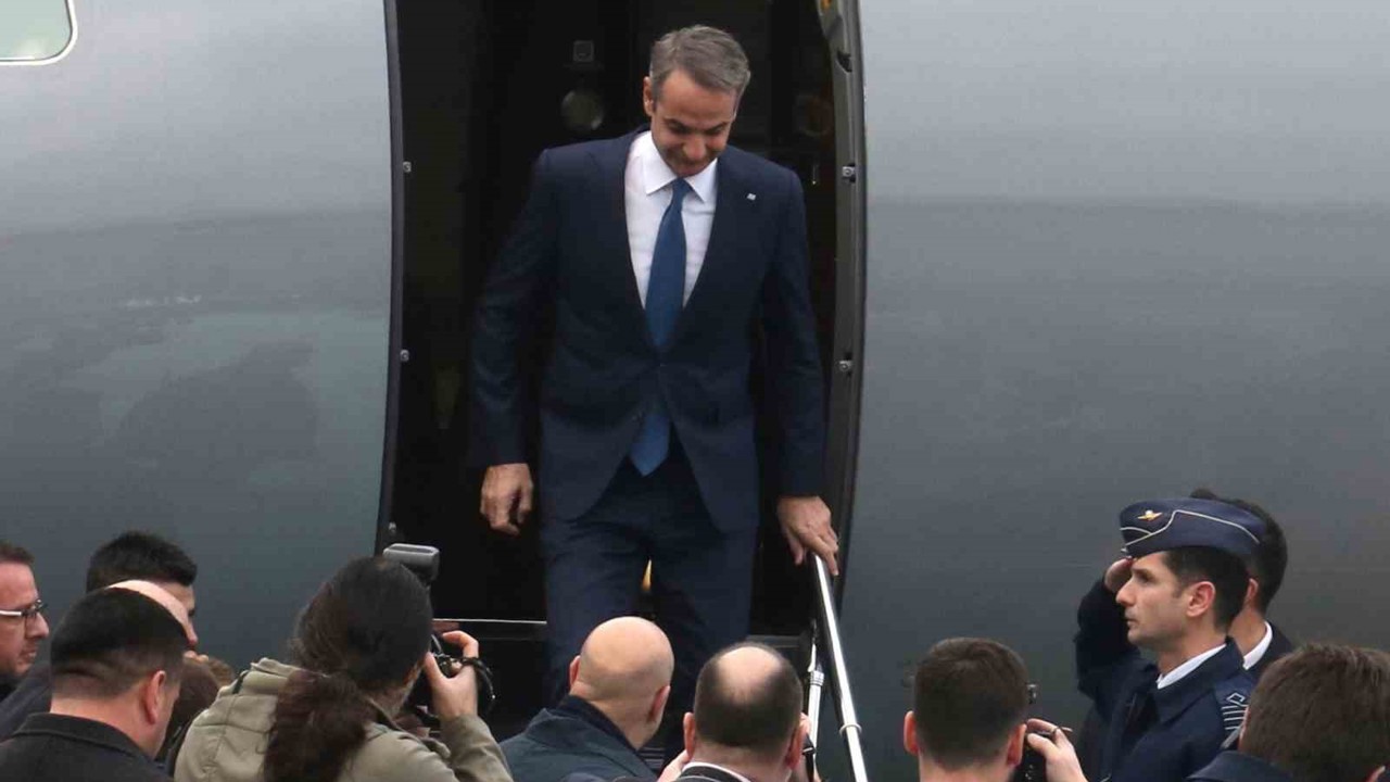 Yunanistan Başbakanı Miçotakis, Cumhurbaşkanı Erdoğan ile görüşmek üzere Ankara’da
