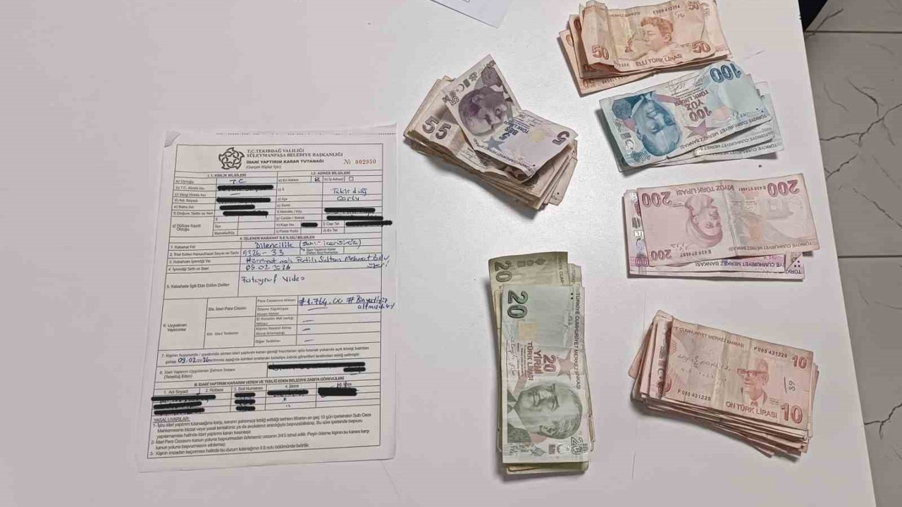 Tekirdağ’da dilenci operasyonu: Zabıta takibe aldı, baba-oğul suçüstü yakalandı
