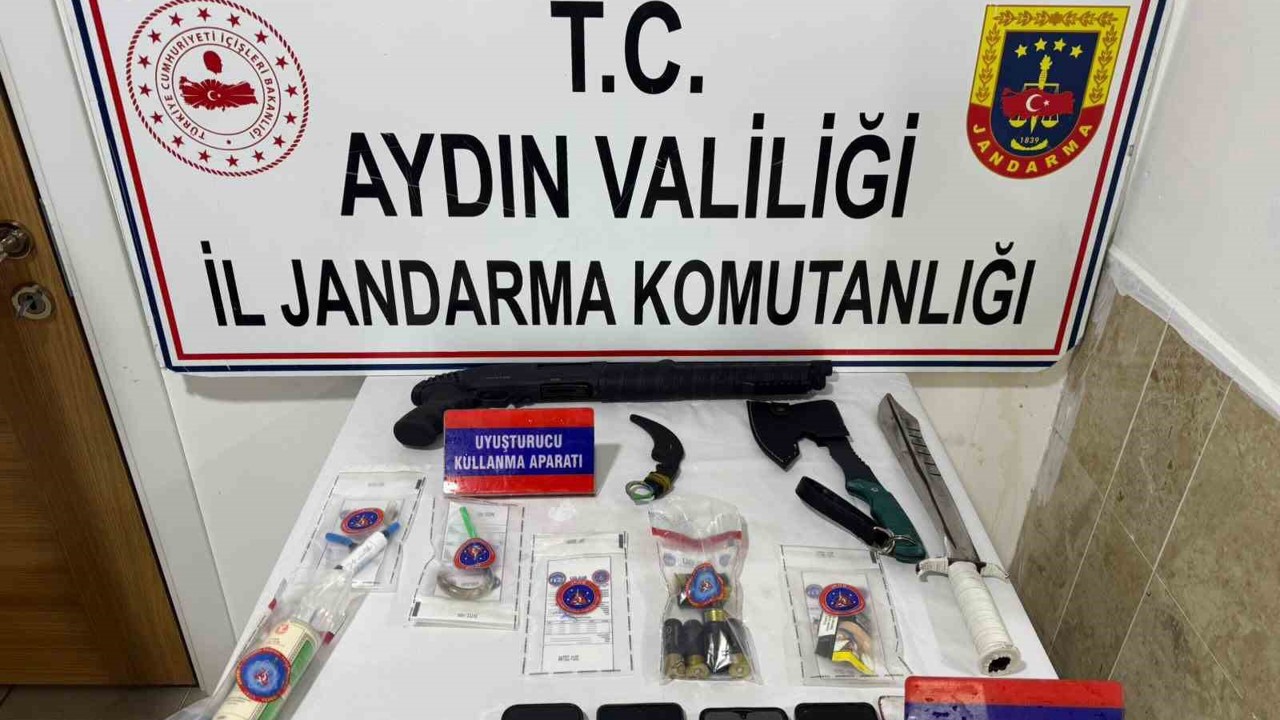 Kuşadası’nda jandarmadan narkotik operasyonu

