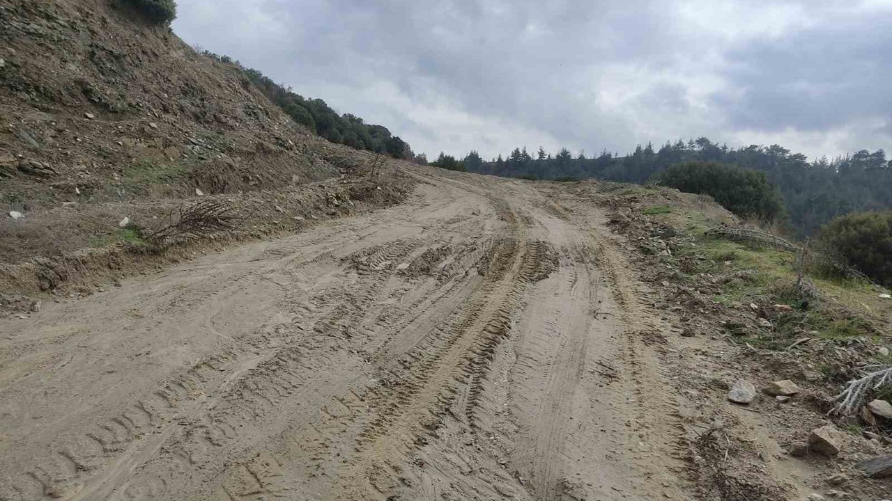 Toprak kayması nedeniyle okula gidemeyen öğrencilerin yolu açıldı
