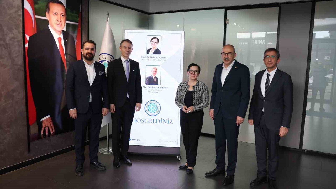 Avusturya’nın Ankara Büyükelçisi ile Ticaret Müşavirinden KTO’ya ziyaret
