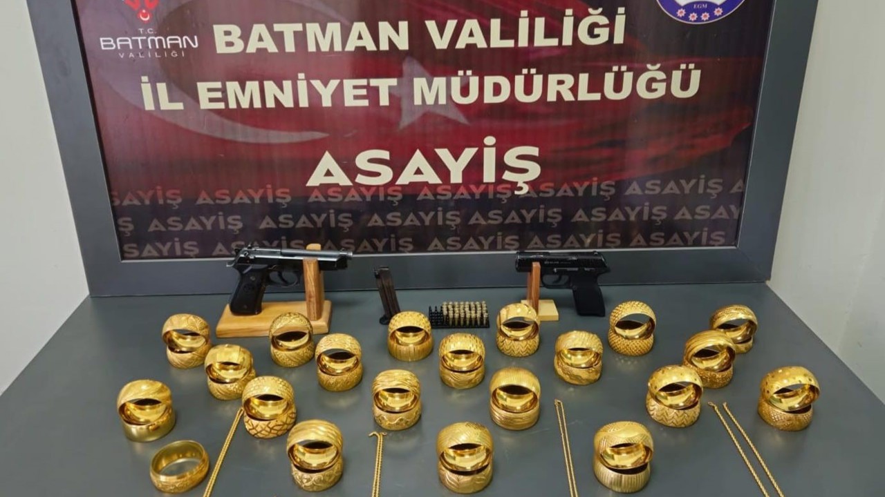 Batman’daki kuyumcu soygununda 5 tutuklama
