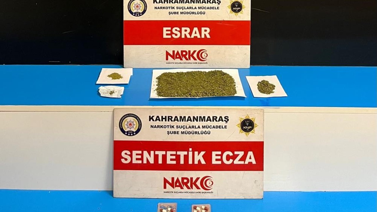 Kahramanmaraş’ta uyuşturucu ve kaçak telefonlar ele geçirildi: 1 tutuklama

