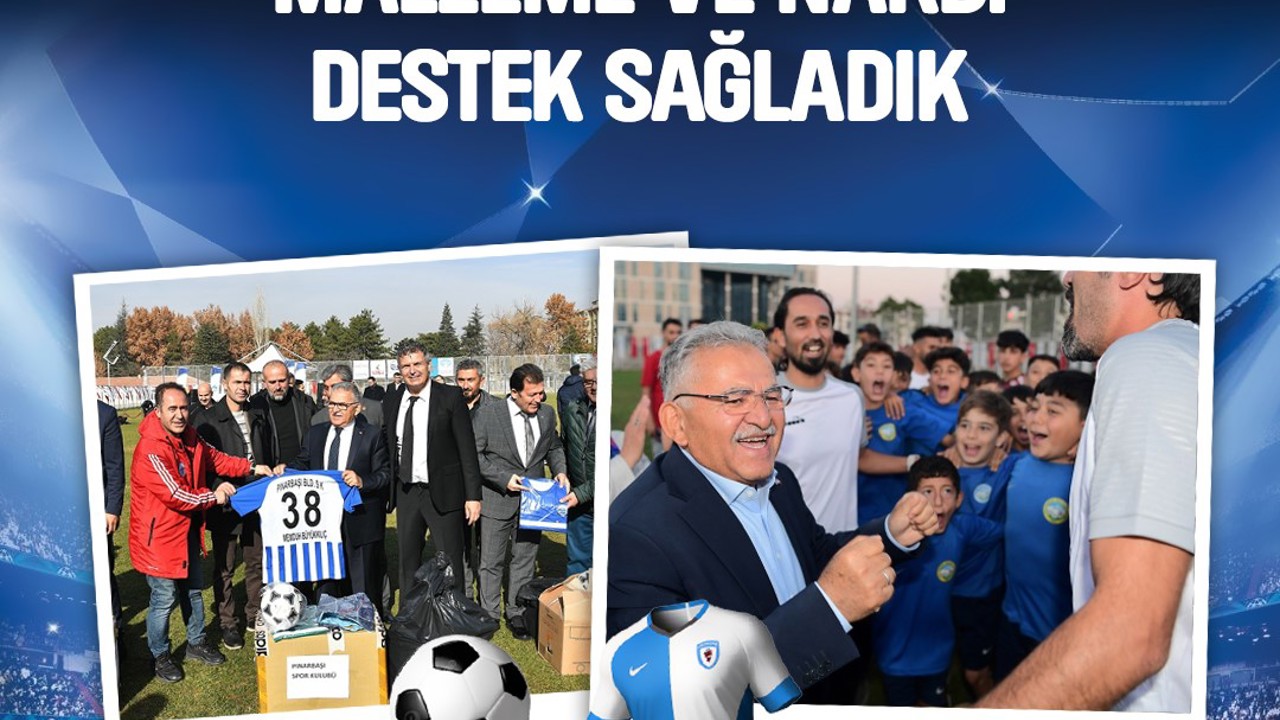 Başkan Büyükkılıç’tan amatör spora 5.6 milyon TL’lik dev destek
