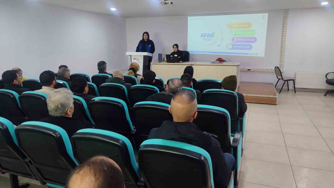 Elazığ’da afet farkındalık eğitimleri
