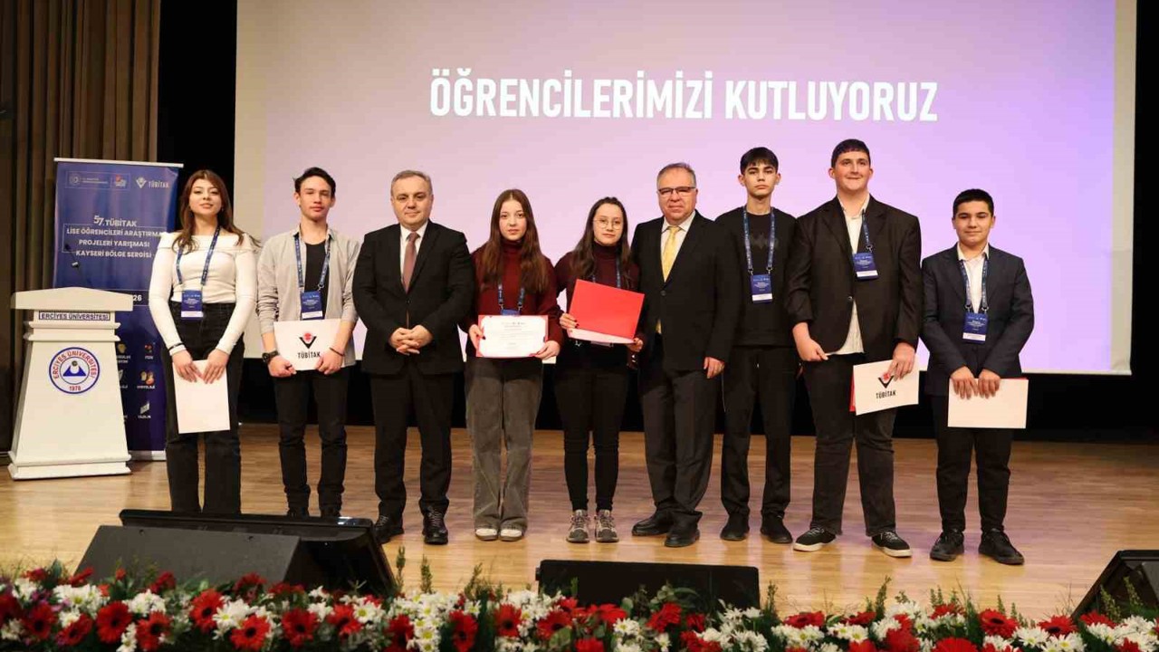 57. TÜBİTAK Lise Öğrencileri Araştırma Projeleri Yarışması’nda  ödüller sahiplerini buldu
