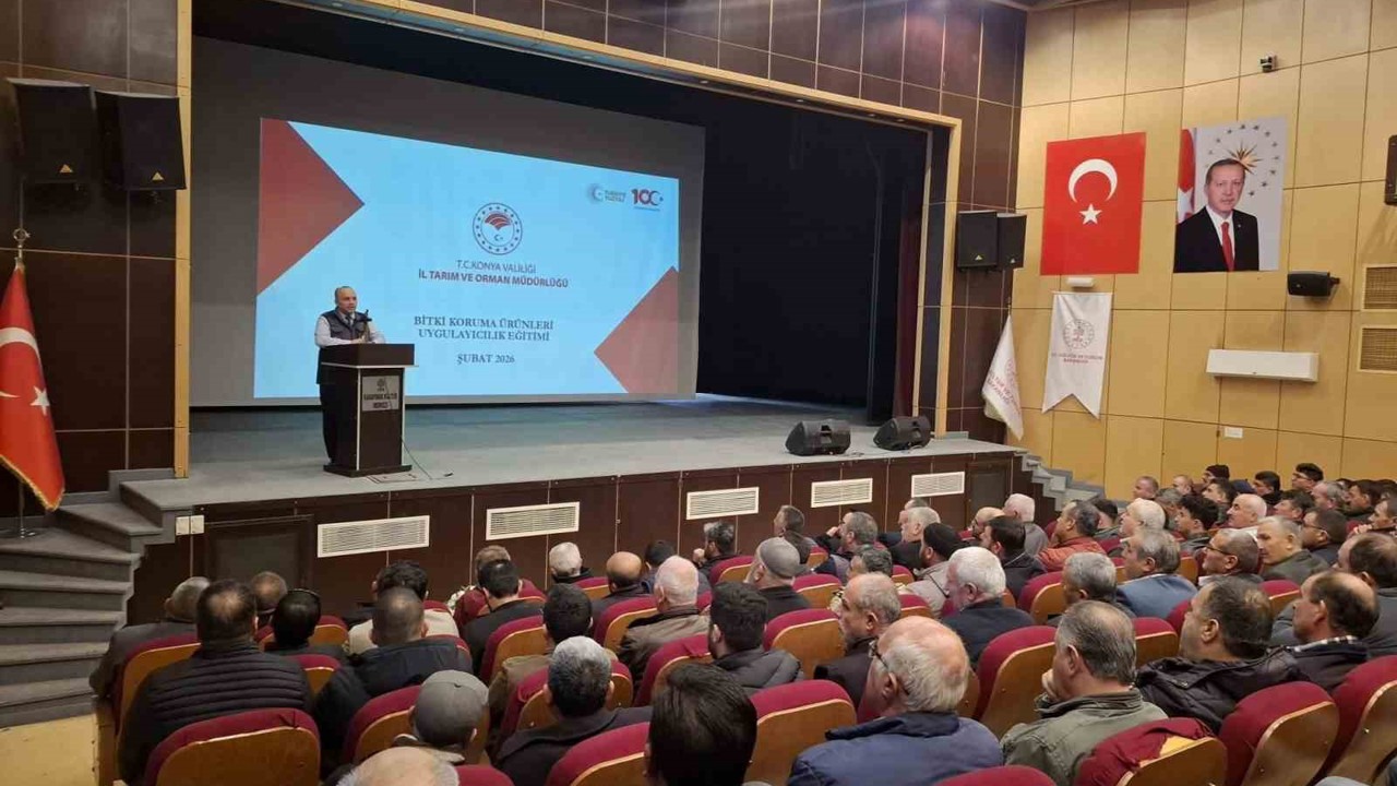 Karapınar’da üreticilere "Zirai İlaç Uygulama Belgesi" eğitimi
