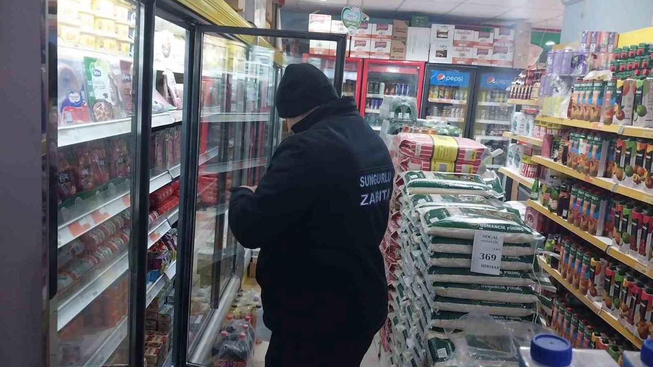 Sungurlu’da Ramazan öncesi denetim
