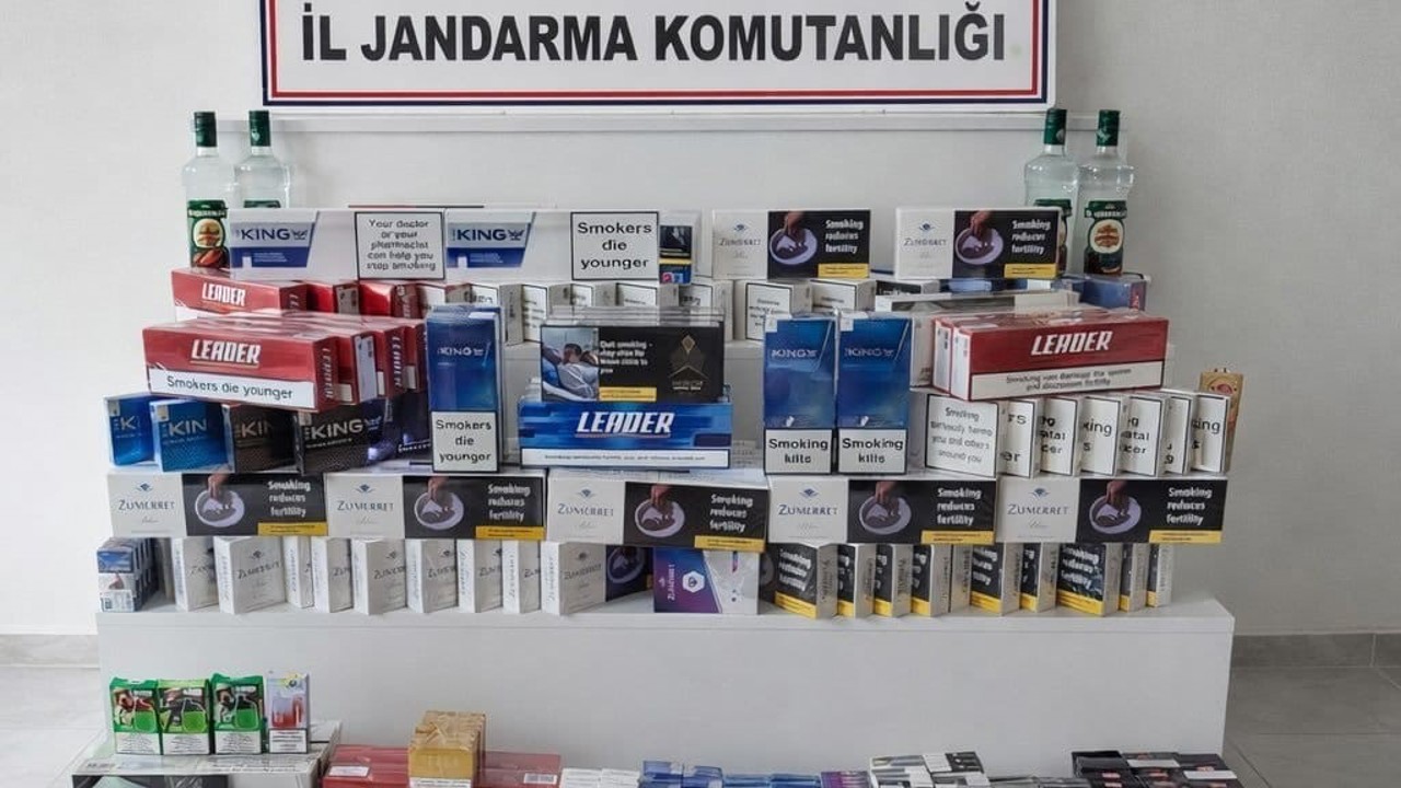 Rize’de kaçak sigara operasyonu
