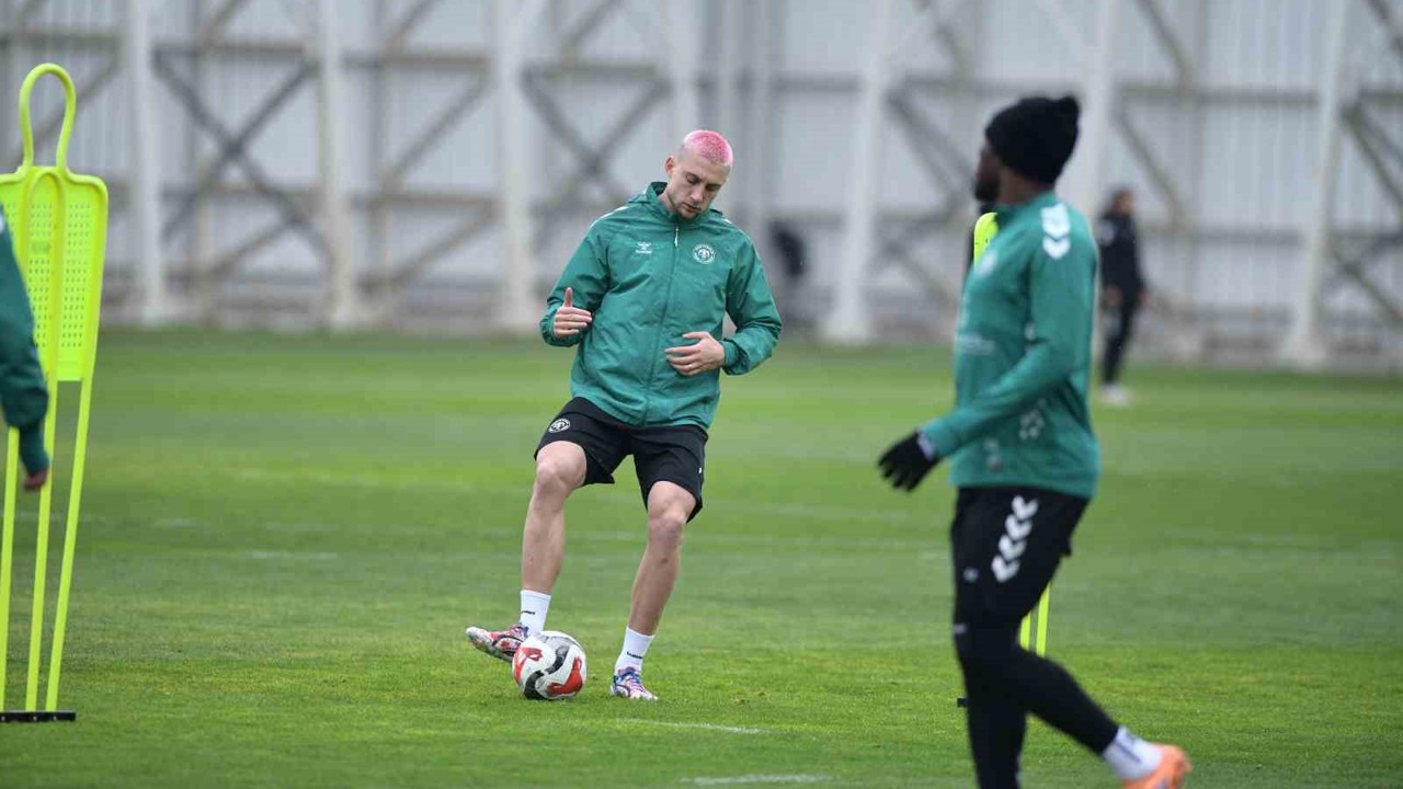 Konyaspor, Corendon Alanyaspor maçı hazırlıklarına devam etti
