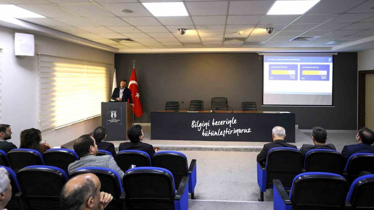 SUBÜ’de 70 birimin 2025 yılı faaliyetleri değerlendirildi
