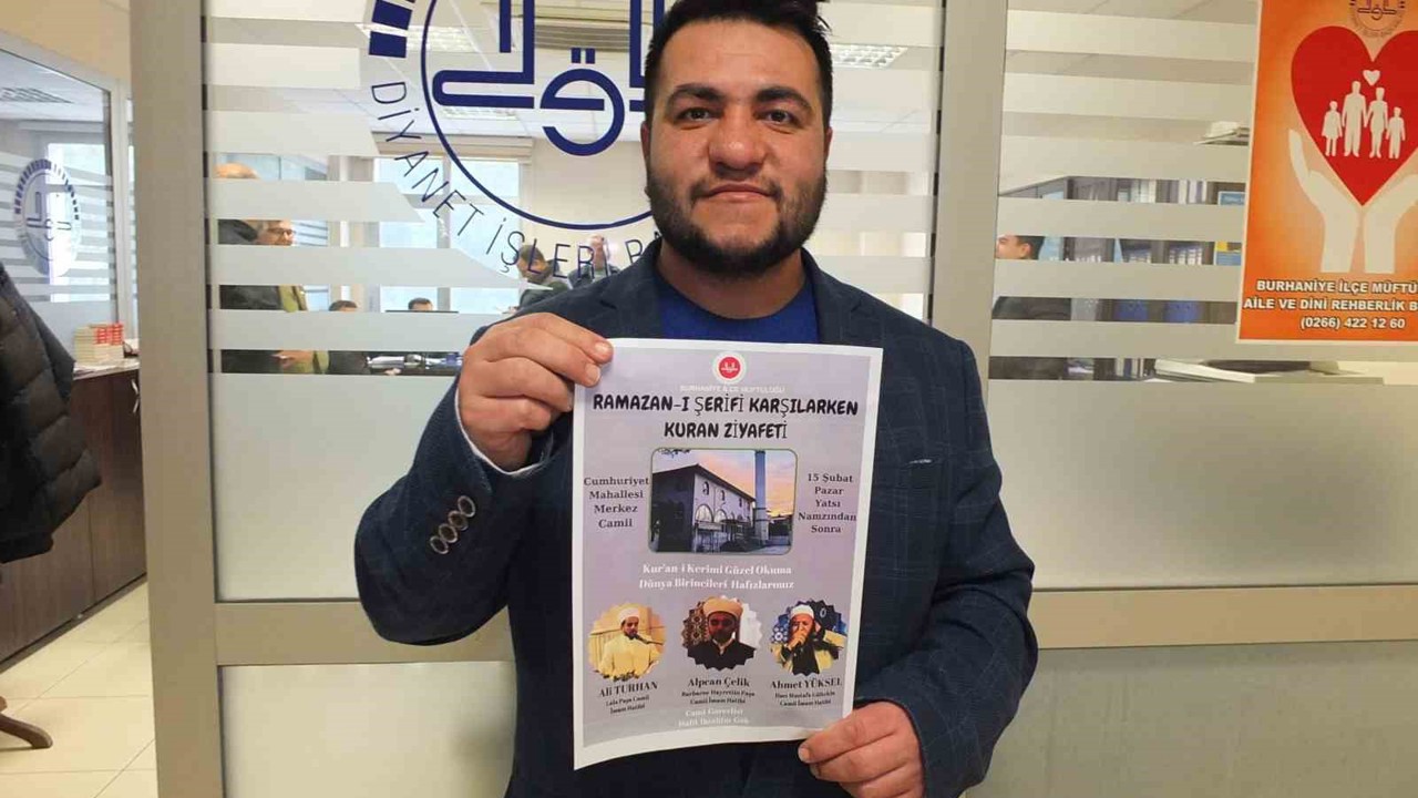 Burhaniye’de Ramazan ayı Kur’an ziyafeti ile karşılanıyor
