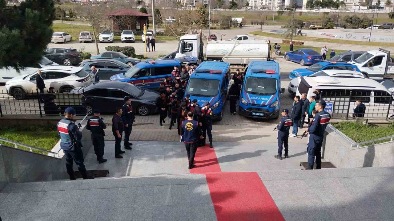 Samsun’da fuhuş operasyonunda 8 kişi adliyede
