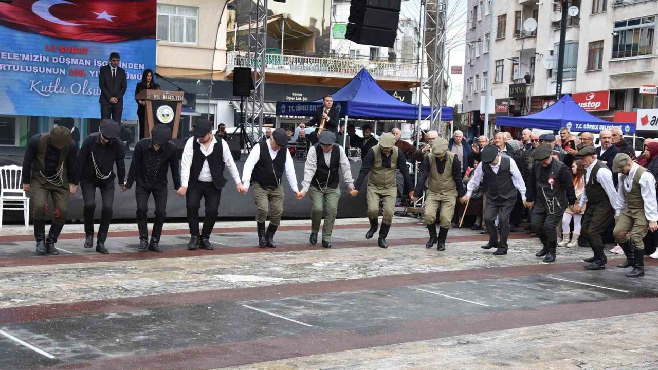 Görele’nin düşman işgalinden kurtuluşunun 108. yıl dönümü törenle kutlandı
