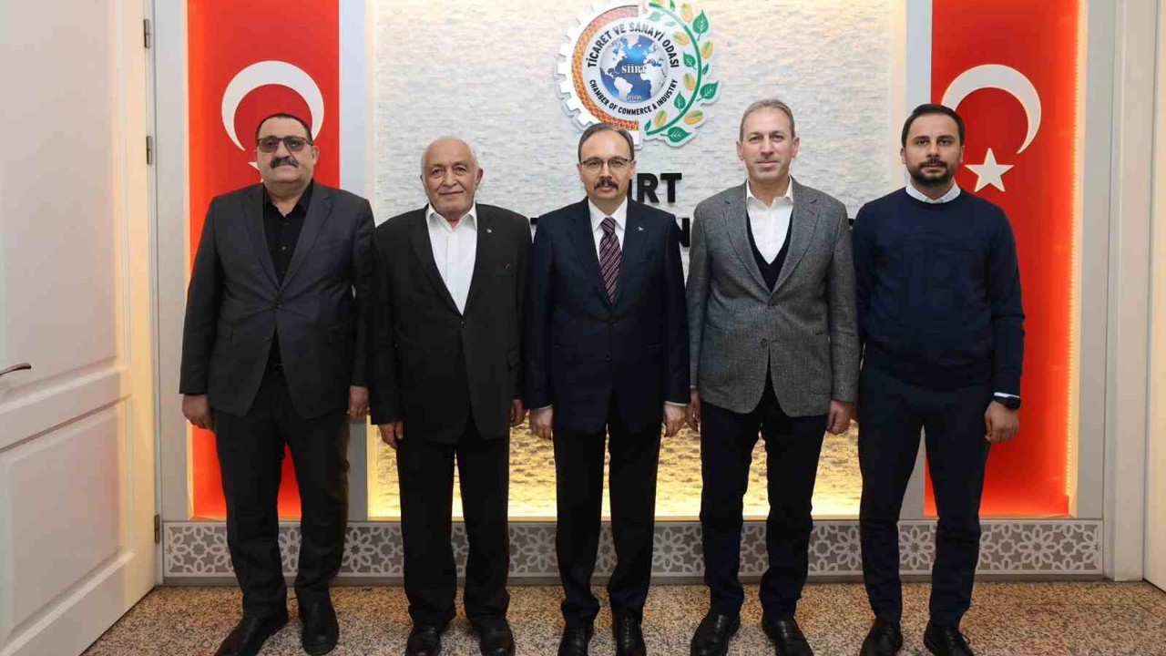 Vali Kızılkaya Siirt TSO başkan vekiliyle görüştü
