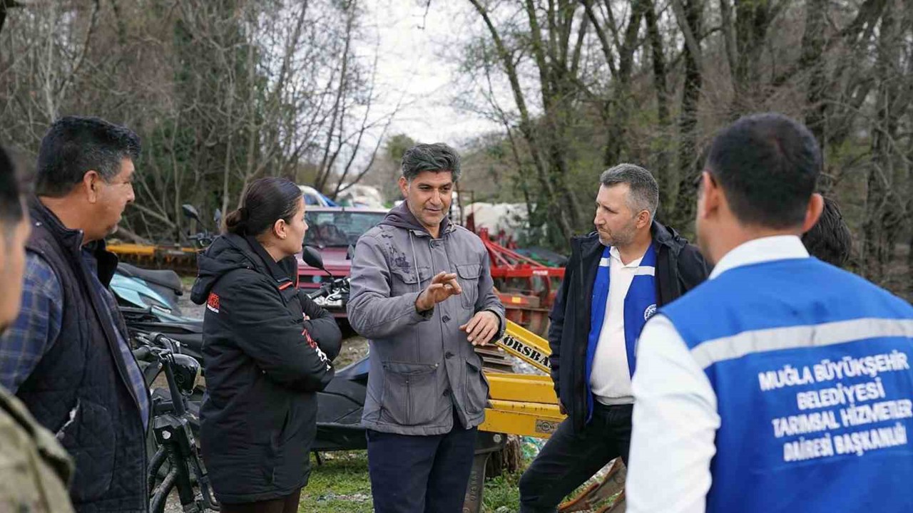 Muğla Büyükşehir’den Köyceğiz’de sel sonrası üreticiye destek
