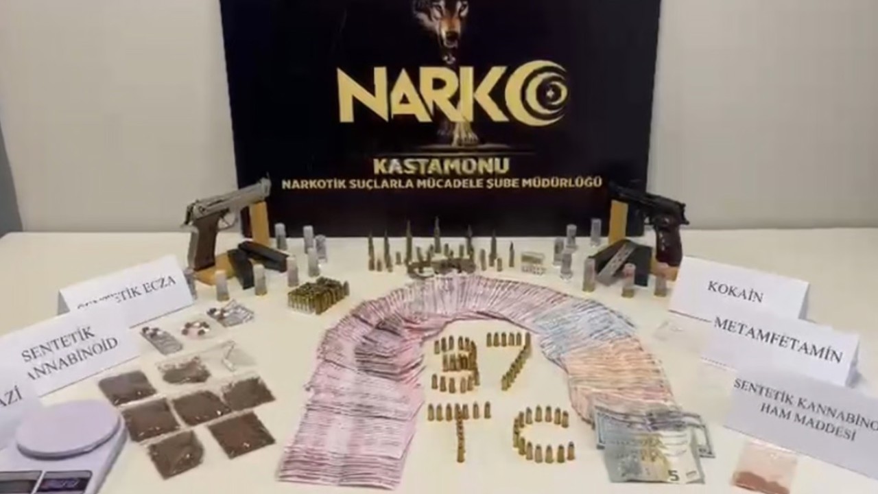 Kastamonu’da 23 adrese uyuşturucu operasyonu: 20 gözaltı
