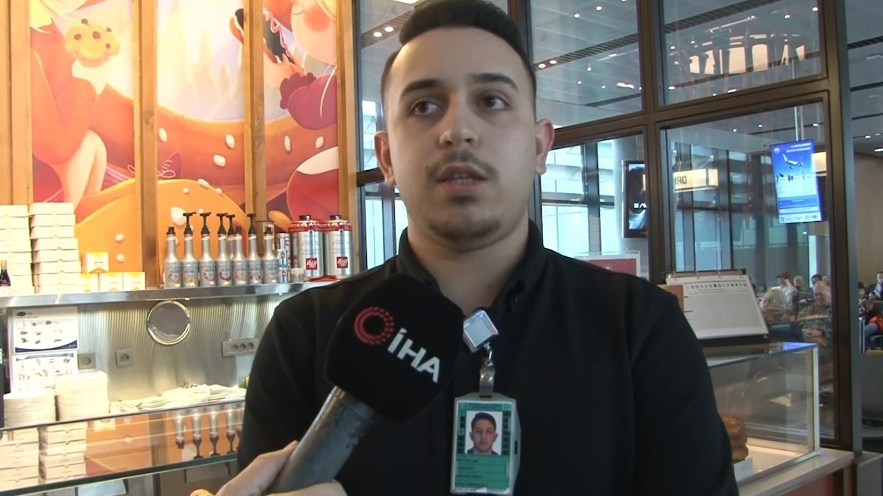 İstanbul Havalimanı’nda Heimlich müdahalesiyle hayat kurtaran restoran şefi konuştu
