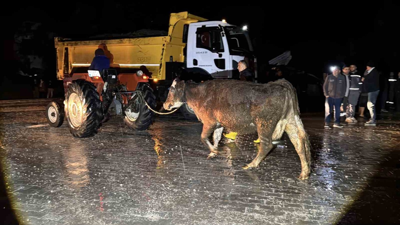 Seydikemer’de su baskını: Evler tahliye edildi
