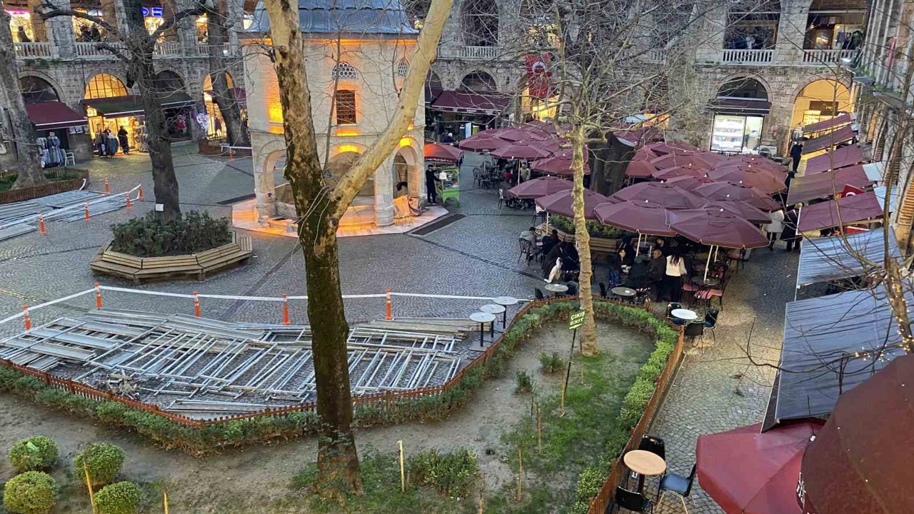 Koza Han’da kafelerin tahliye kararına yargı freni
