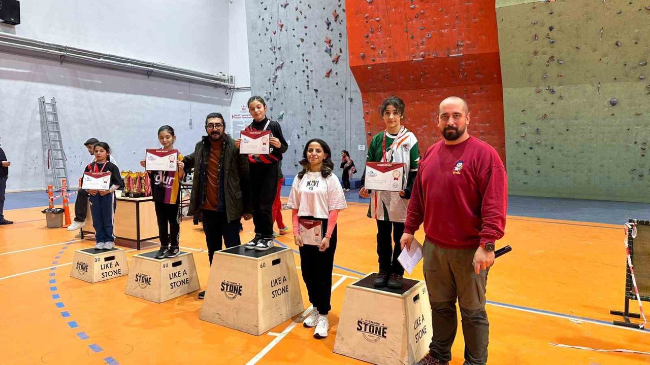 Malatya’da okul sporları tırmanış yarışmaları tamamlandı
