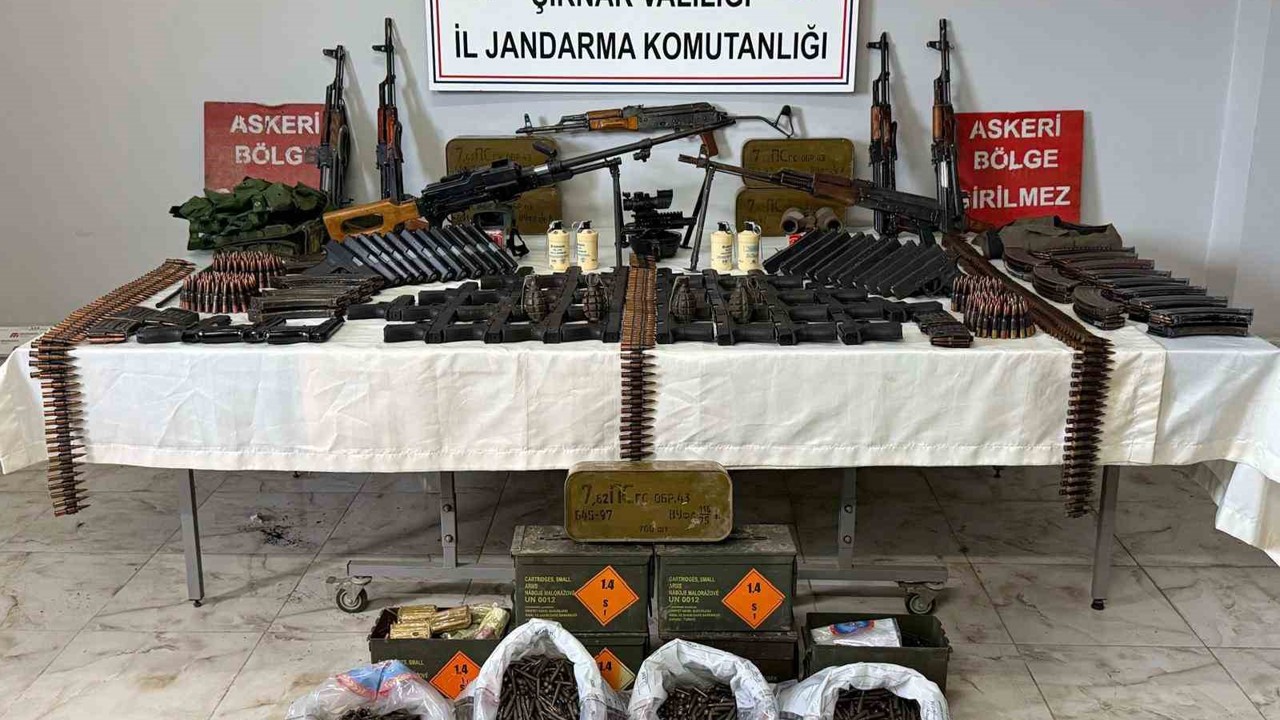 Silopi’de cephanelik ele geçirildi: 6 tutuklama
