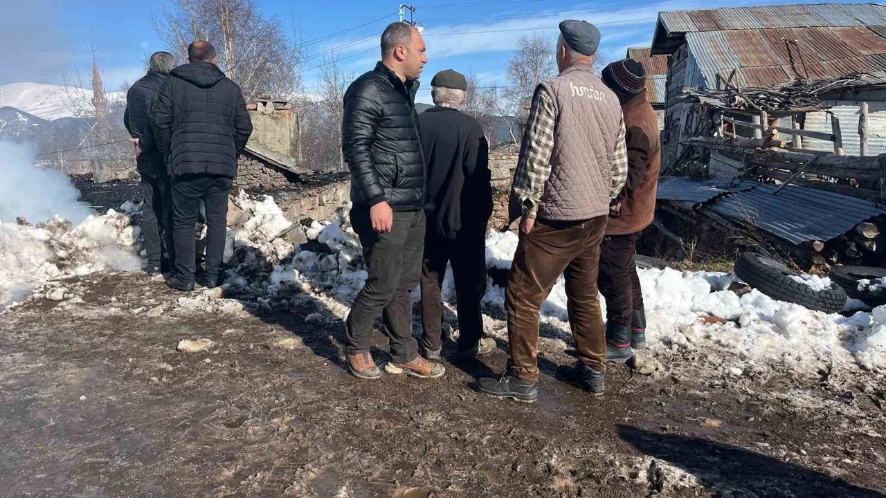 Çamyazı Köyü’nde korkutan yangın
