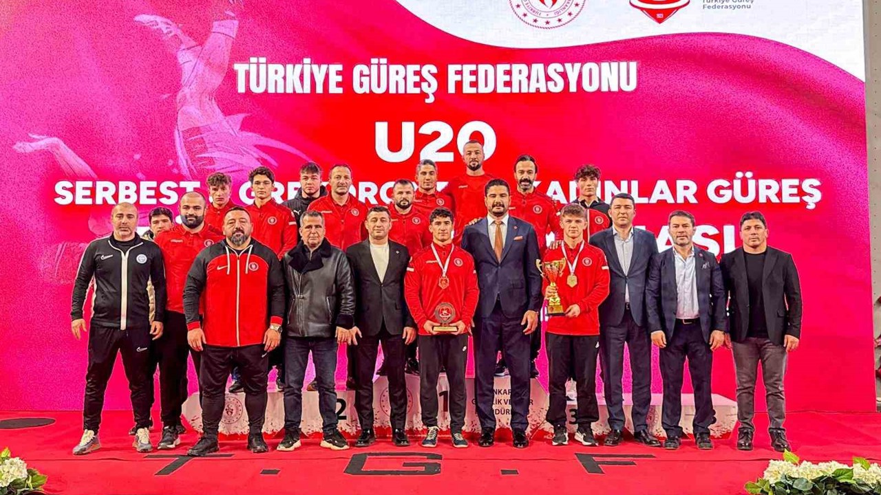 U20 Serbest Güreş Türkiye Şampiyonası sona erdi
