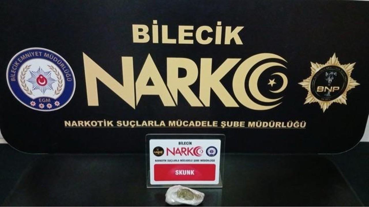 Bilecik’te skunk operasyonu: 1 gözaltı
