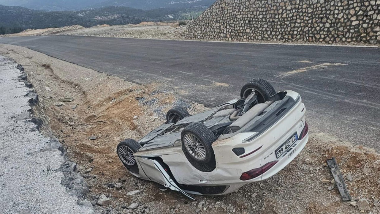 Akseki’de trafik kazası: 1 yaralı
