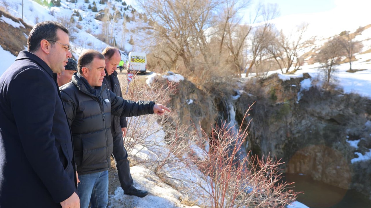 Turizme kazandırılması planlanan Sırakayalar Şelalesi’nde çalışma başlatılacak
