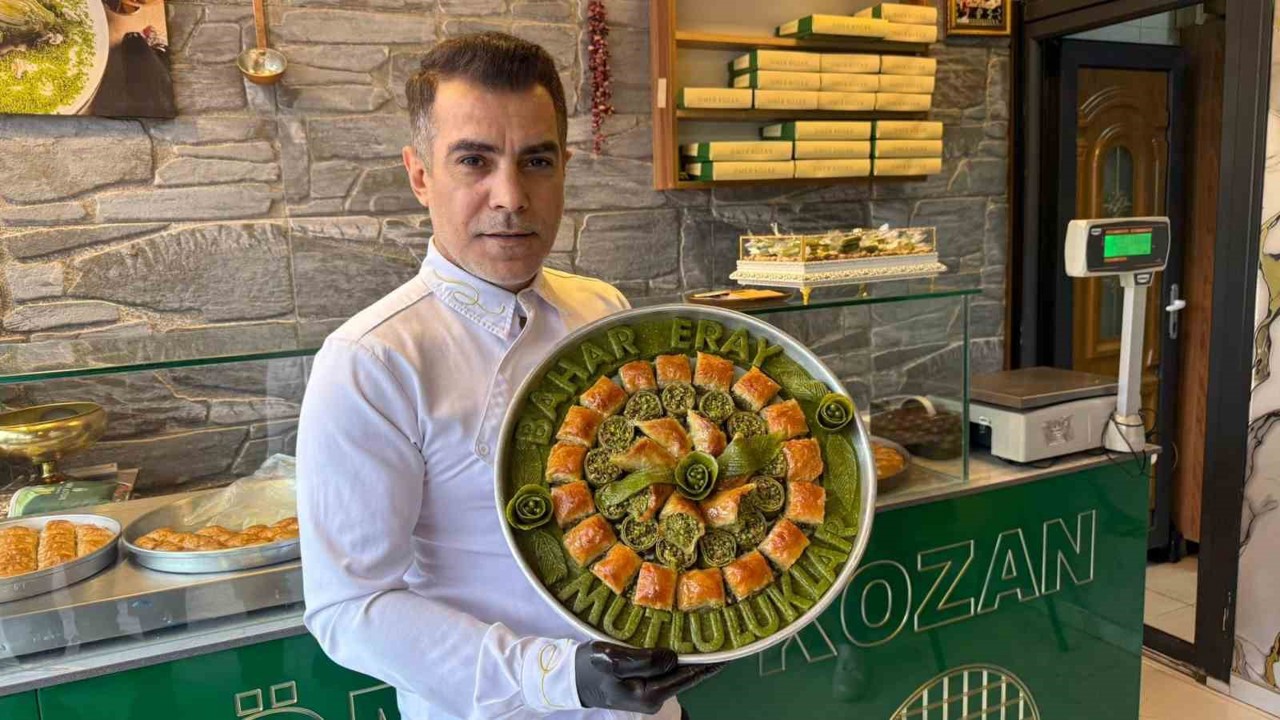 Nişan ve kız istemelerinde yeni trend: Baklava tepsisi
