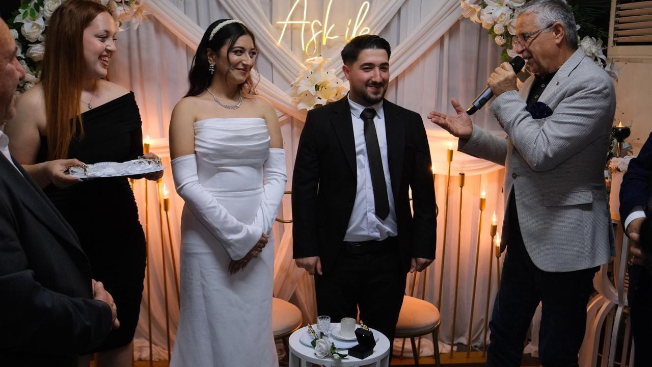 Kemer Belediyesi Kadınlar Lokali’nde ilk nişan merasimi
