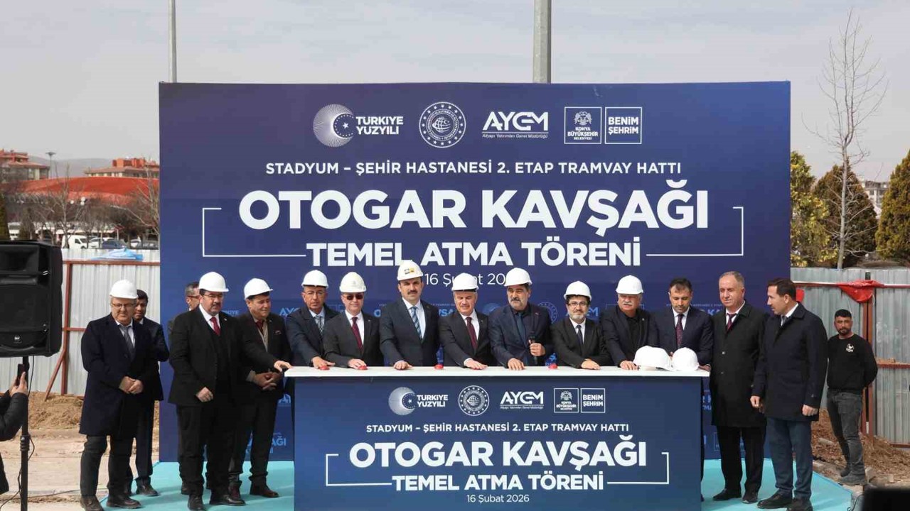 Konya’da Otogar Kavşağı’nın temeli atıldı

