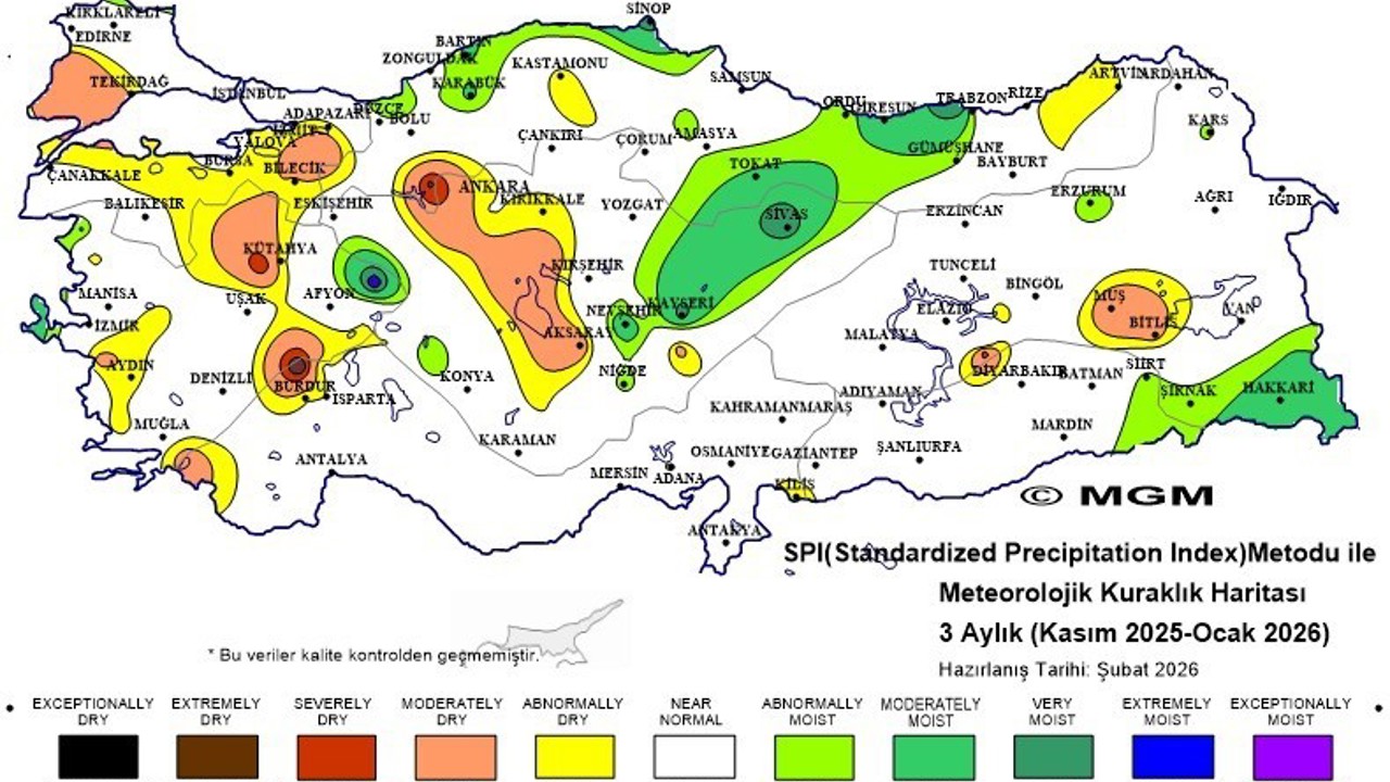 Sivas’ta yağışlar artı, kuraklık riski azaldı

